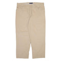 TOMMY HILFIGER Mens Corduroy Trousers Cream Regular Straight W40 L29