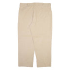 TOMMY HILFIGER Mens Corduroy Trousers Cream Regular Straight W40 L29