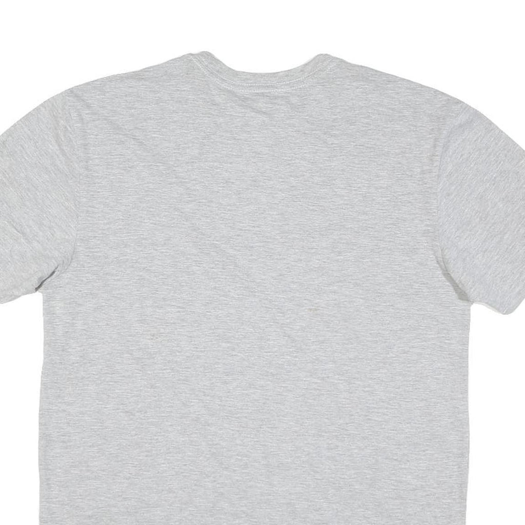 ADIDAS Mens Grey Athletic T-Shirt M Short Sleeve Crew Neck Cotton Blend