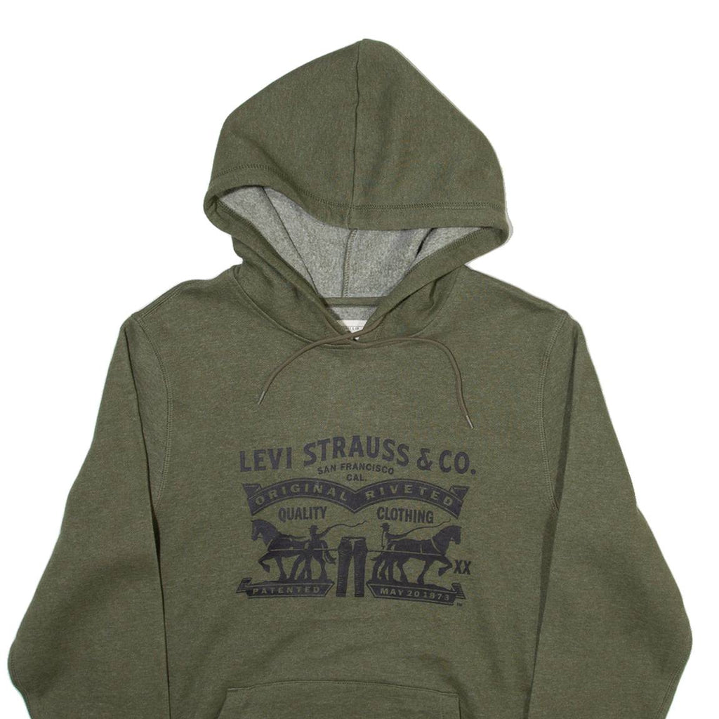 LEVI'S Mens Green Hoodie S