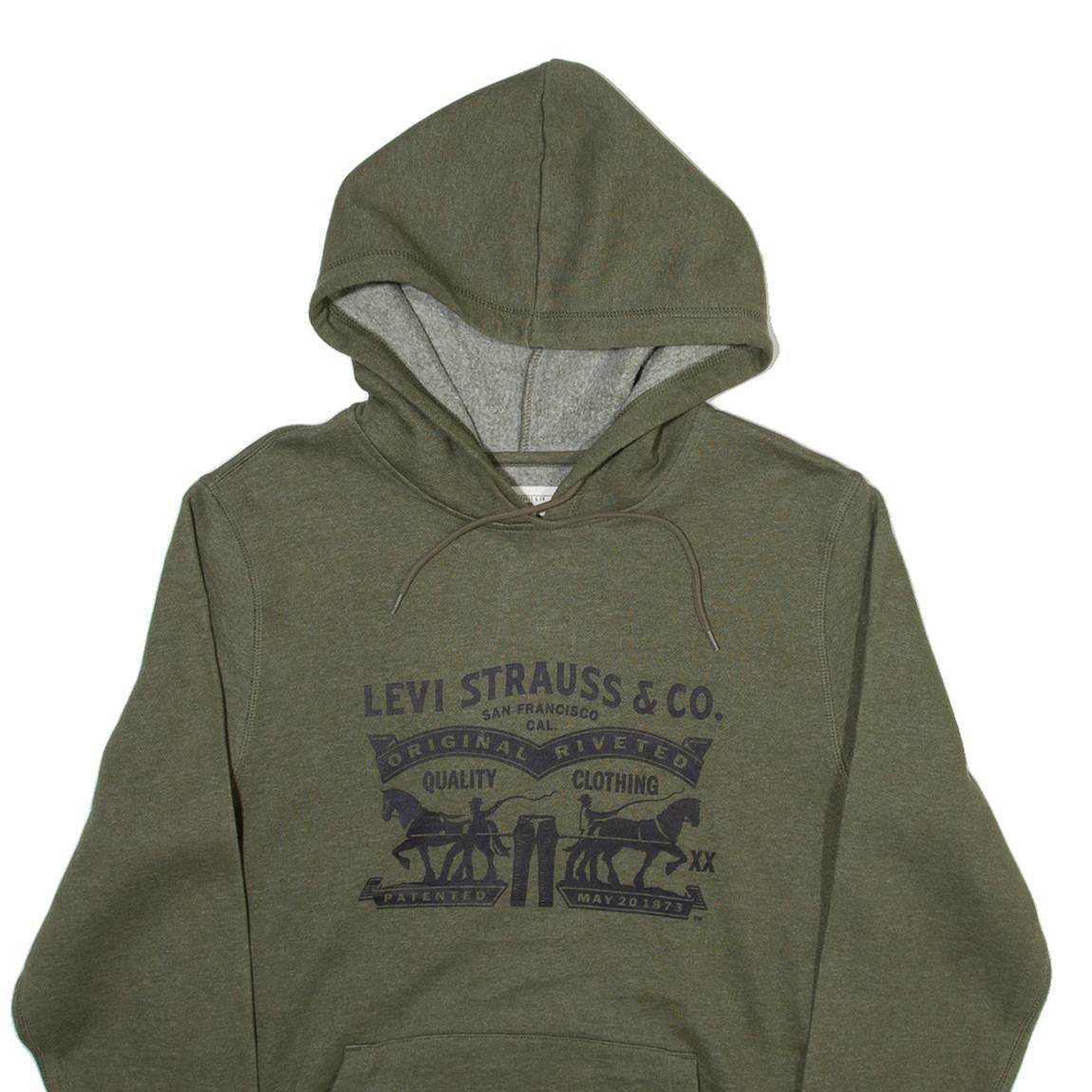 LEVI'S Mens Green Hoodie S