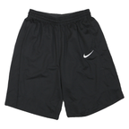 NIKE Mens Black Sports Shorts L W28 Lightweight Polyester Blend Gym Wear
