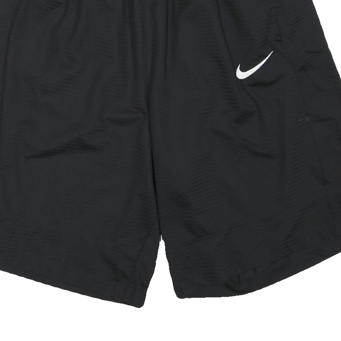 NIKE Mens Black Sports Shorts L W28 Lightweight Polyester Blend Gym Wear