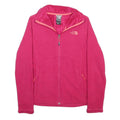 THE NORTH FACE Womens Pink Jacket XS Polyester Zip Fleece Casual Outdoor