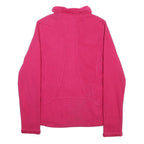 THE NORTH FACE Womens Pink Jacket XS Polyester Zip Fleece Casual Outdoor