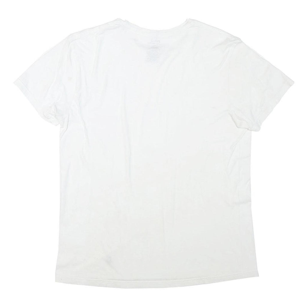 POLO RALPH LAUREN Mens White Classic T-Shirt L Short Sleeve Crew Neck Cotton