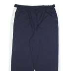NAUTICA Mens Joggers Navy & White XL W38 L27 Relaxed Tapered Polyester