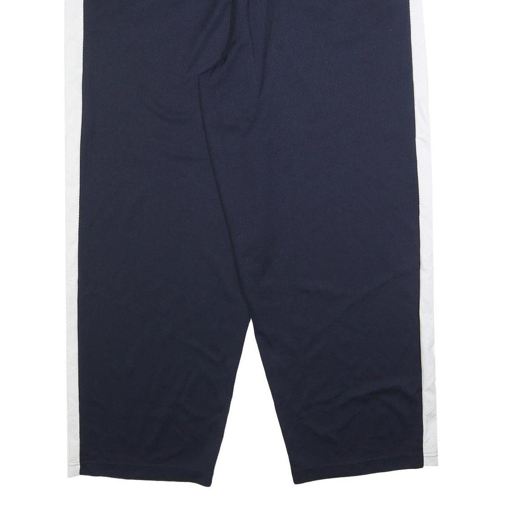 NAUTICA Mens Joggers Navy & White XL W38 L27 Relaxed Tapered Polyester