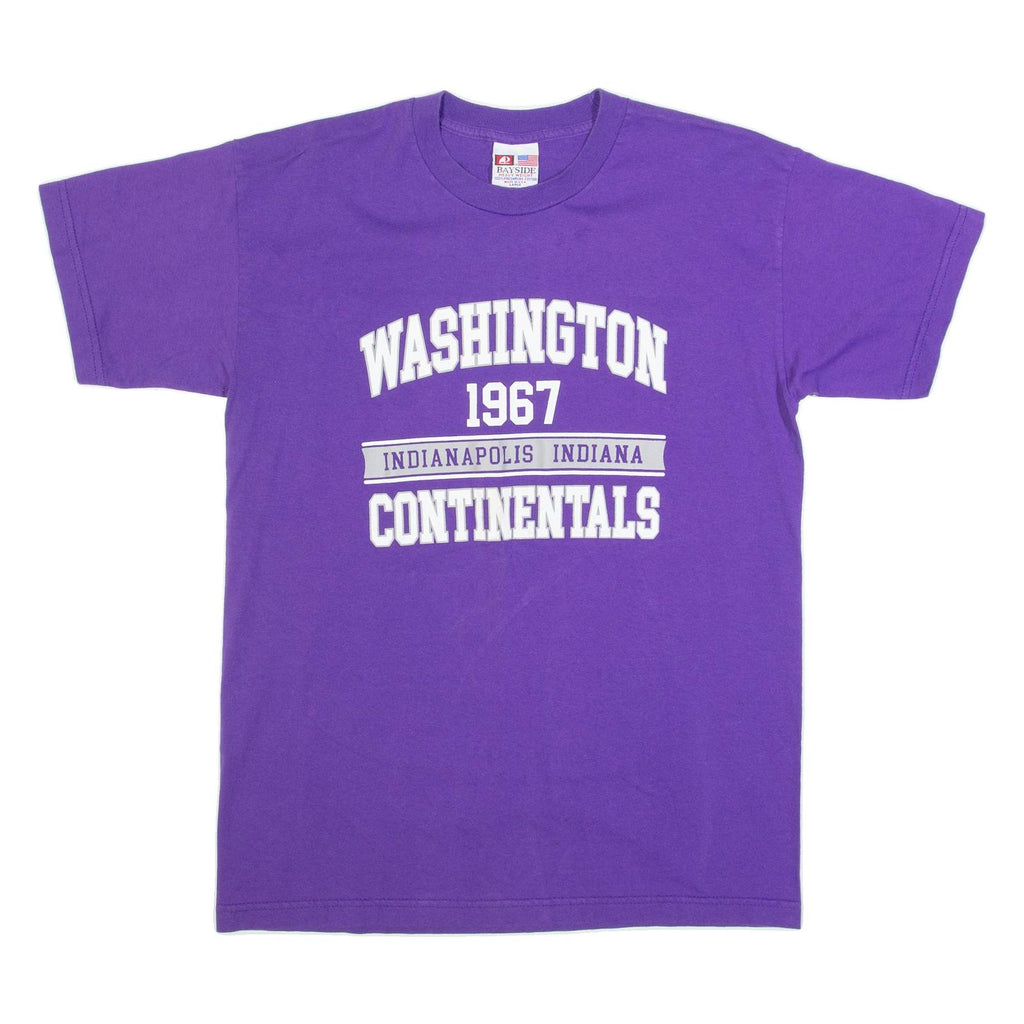 BAYSIDE Washington Continentails Brundage Mens T-Shirt Purple USA L