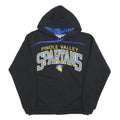 NEFE Mens Black Pinole Valley Spartans Cotton Blend Pullover Hoodie M
