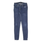 LEVI'S Womens Slim Blue Denim Light W26 L28 Skinny Zip Jeans