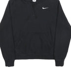 NIKE Womens Black Hoodie L Classic Cotton Blend Pullover Sweatshirt