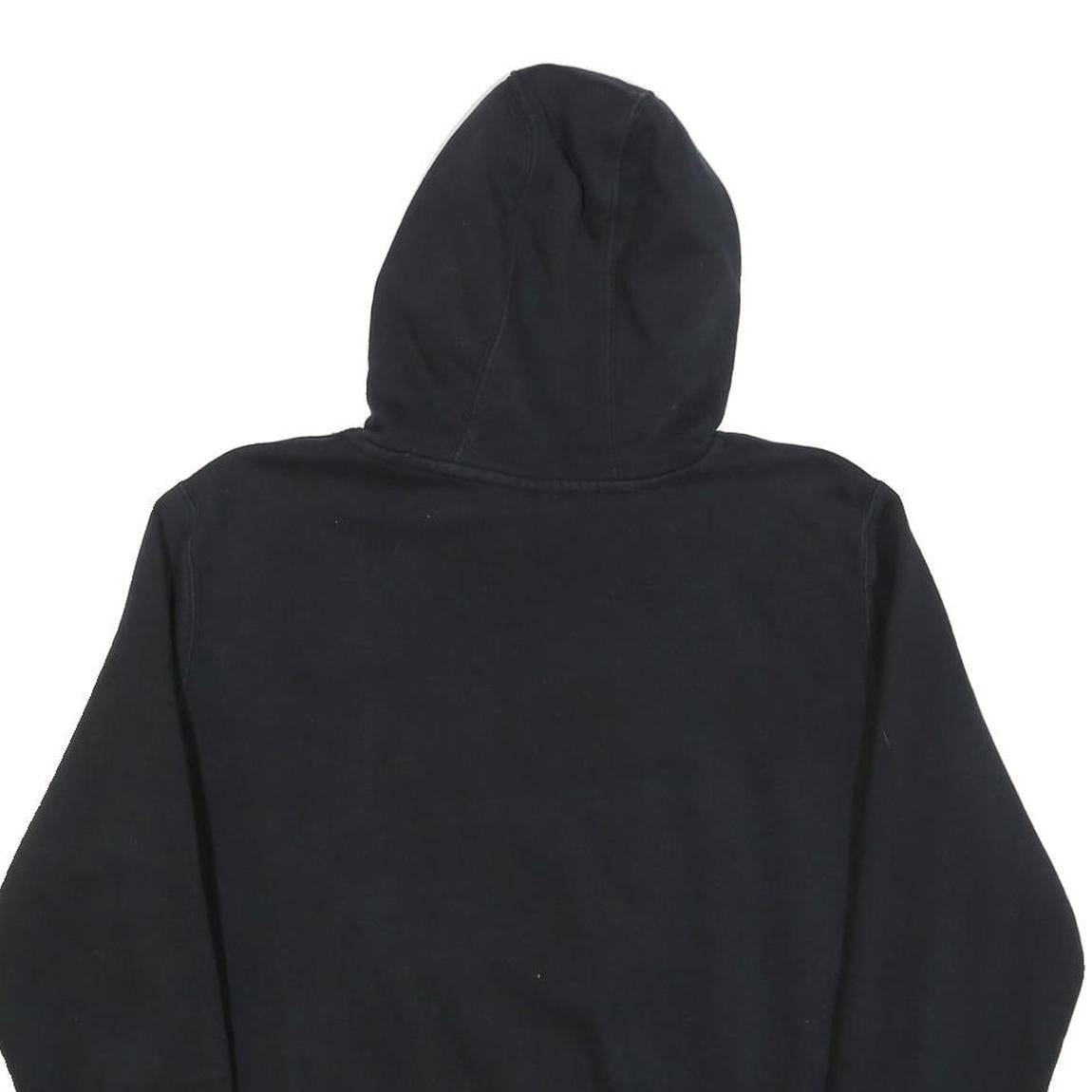 NIKE Womens Black Hoodie L Classic Cotton Blend Pullover Sweatshirt