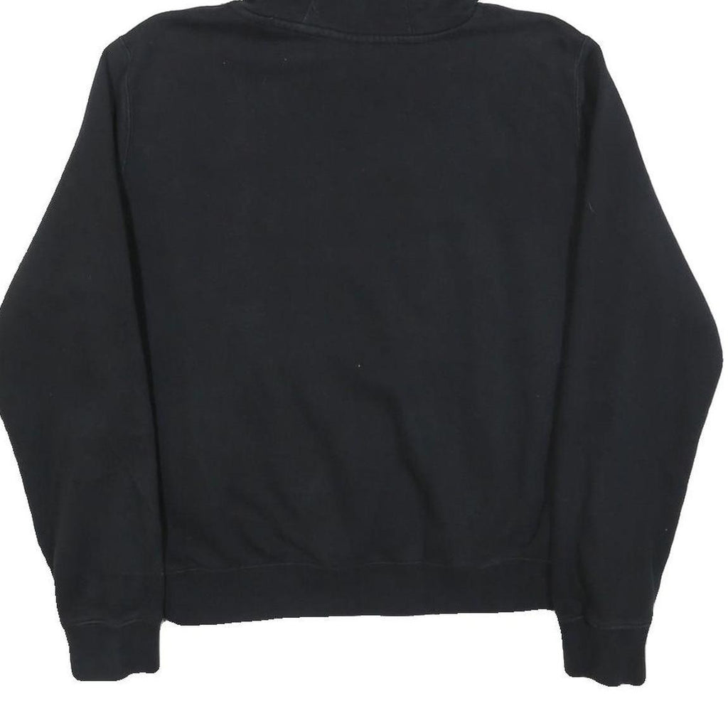 NIKE Womens Black Hoodie L Classic Cotton Blend Pullover Sweatshirt