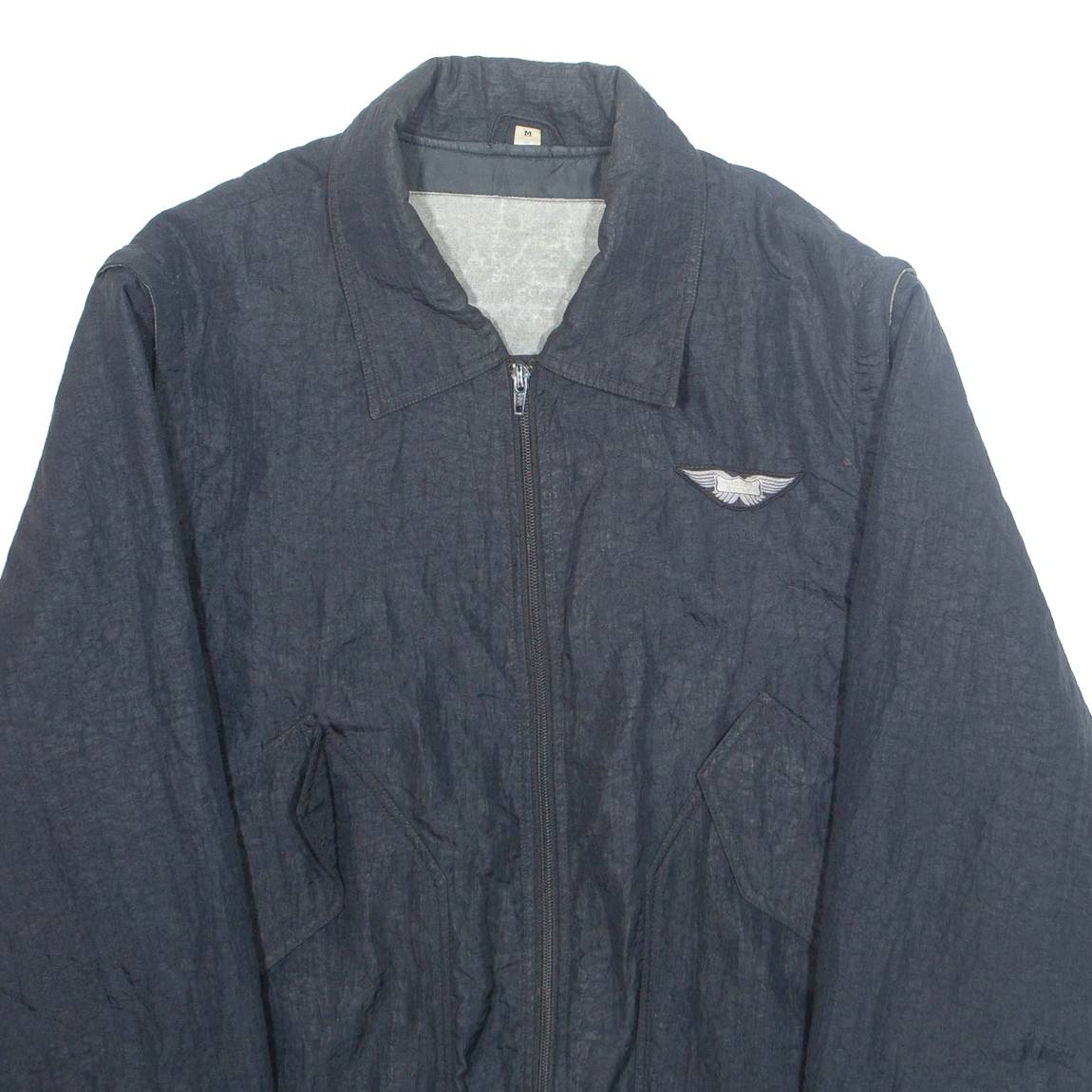 MASTER STYLE Mens Jacket Black Nylon M