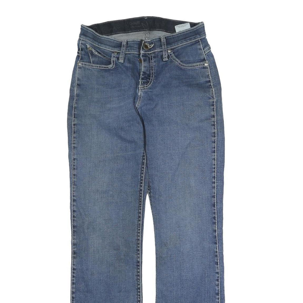 WRANGLER Womens Slim Blue Denim Jeans W26 L28 Zip Classic Comfort Stylish
