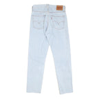 LEVI'S Womens Jeans Blue Regular Straight Denim Light W25 L26 Distressed