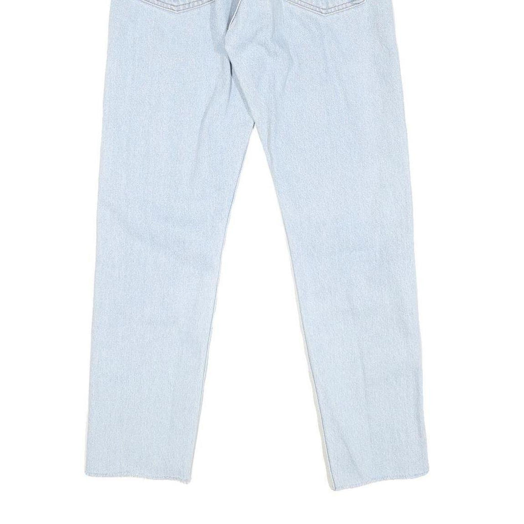 LEVI'S Womens Jeans Blue Regular Straight Denim Light W25 L26 Distressed