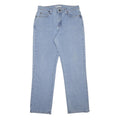 LEE Womens Relaxed Fit Light Blue Denim Jeans W31 L29 Casual Cotton Blend Zip