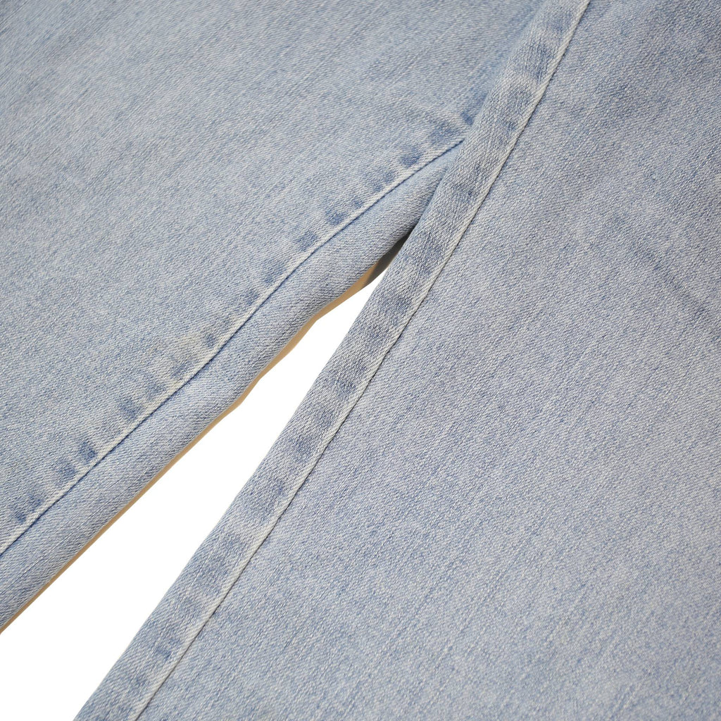 LEE Womens Relaxed Fit Light Blue Denim Jeans W31 L29 Casual Cotton Blend Zip
