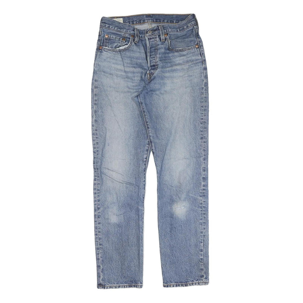 LEVI'S 501 Big E Womens Jeans Blue Regular Straight Denim Medium W26 L30 Classic