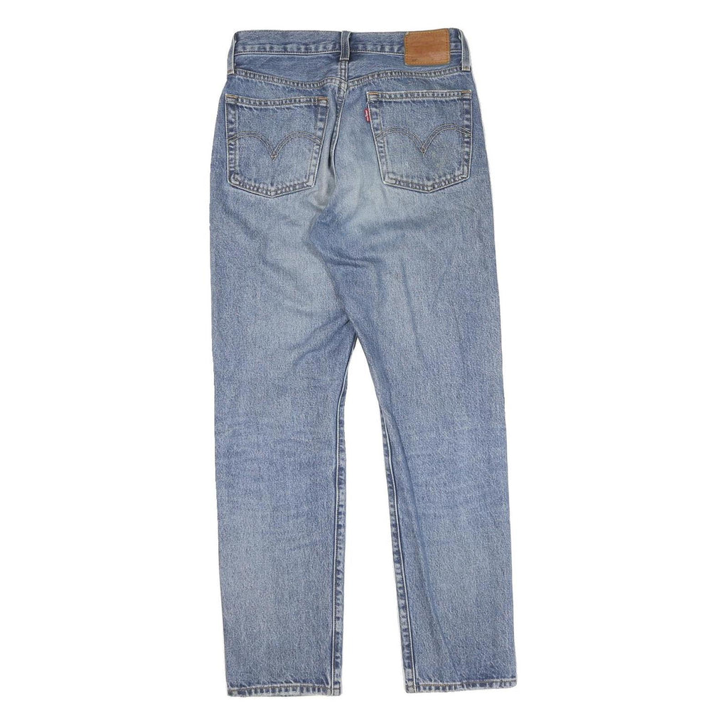 LEVI'S 501 Big E Womens Jeans Blue Regular Straight Denim Medium W26 L30 Classic