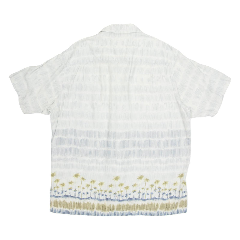 WOOLRICH Beach Mens Shirt Blue Crazy Pattern L