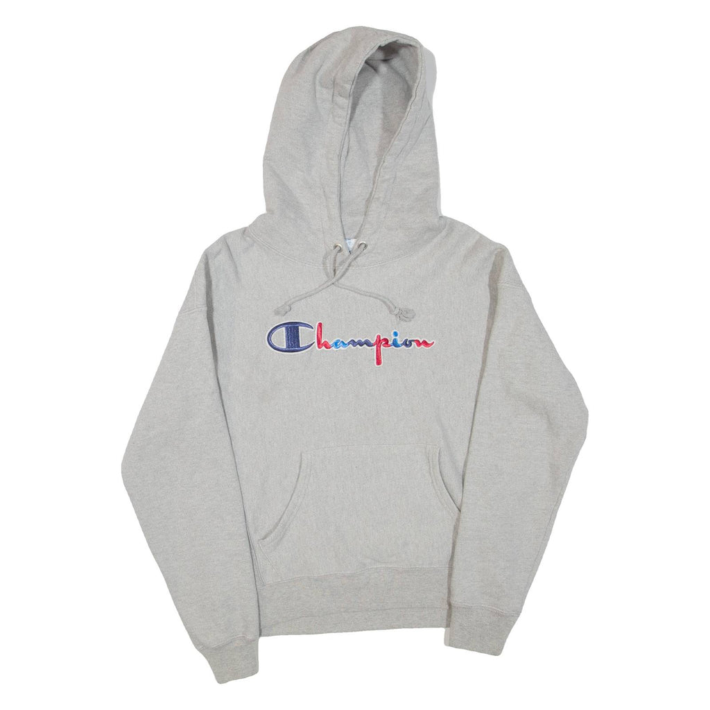 CHAMPION REVERSE WEAVE Mens Grey Hoodie M
