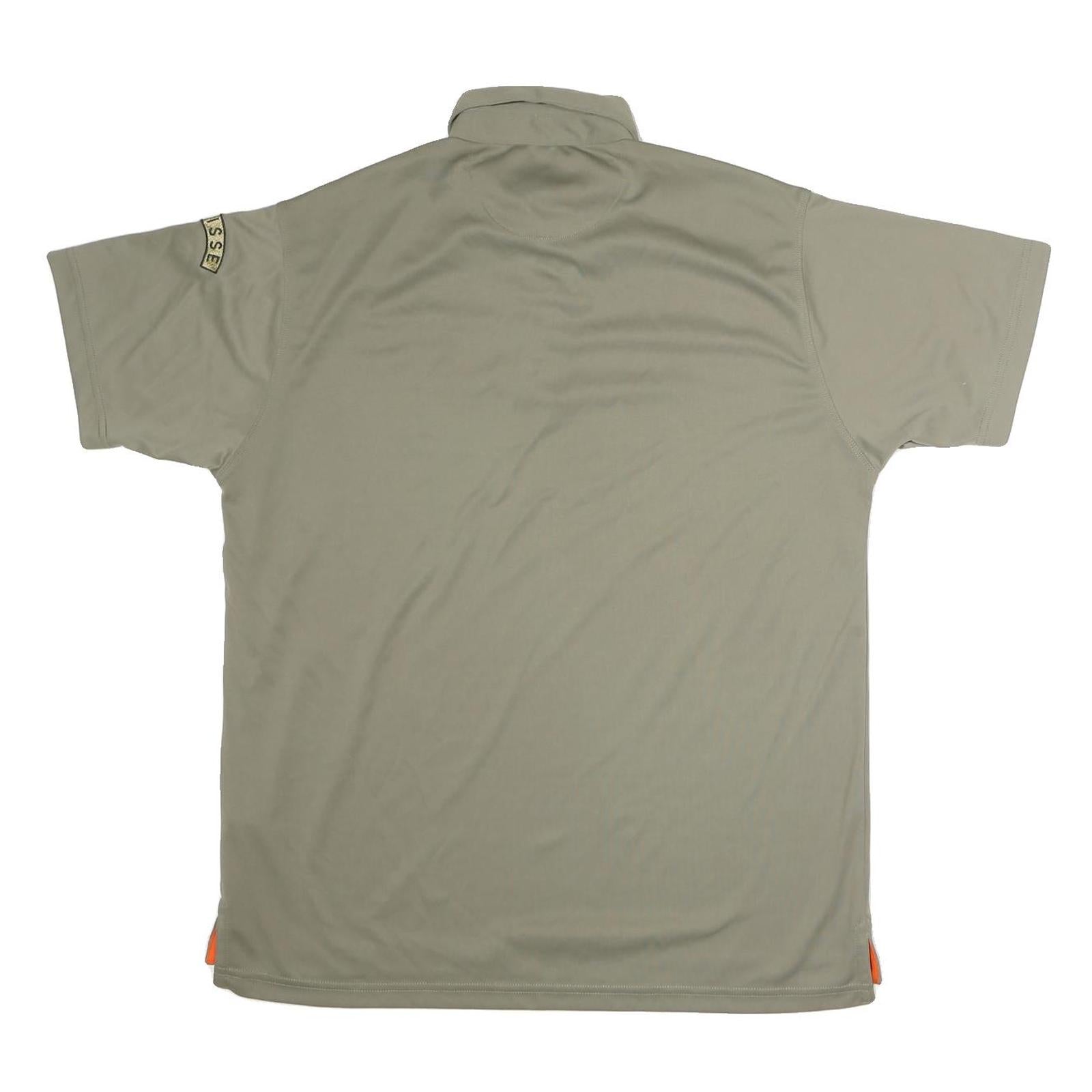 SWEAT MANAGEMENT Mens Beige Polo T-Shirt XL Short Sleeve Collared Casual Wear