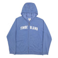 TIMBERLAND Mens Blue Zip Hoodie 2XL Cotton Blend Casual Style
