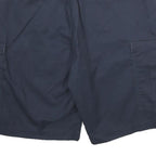 DICKIES Mens Navy Blue Cargo Shorts L W34 Workwear Polyester Blend
