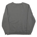 PUMA Mens Grey Cotton Blend Crew Neck M Sweatshirt Logo Printed Pullover