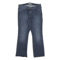 LEVI'S Womens Classic Blue Bootcut Denim Medium W32 L30 Jeans Zip Cotton Blend
