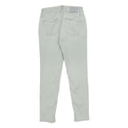 CALVIN KLEIN JEANS Womens Cotton Blend Slim Skinny Trousers W25 L25 Light Green