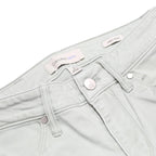 CALVIN KLEIN JEANS Womens Cotton Blend Slim Skinny Trousers W25 L25 Light Green