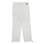 SCHOFFEL Womens Polyamide White Regular Fit Straight Leg Trousers W28 L29