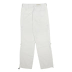 SCHOFFEL Womens Polyamide White Regular Fit Straight Leg Trousers W28 L29