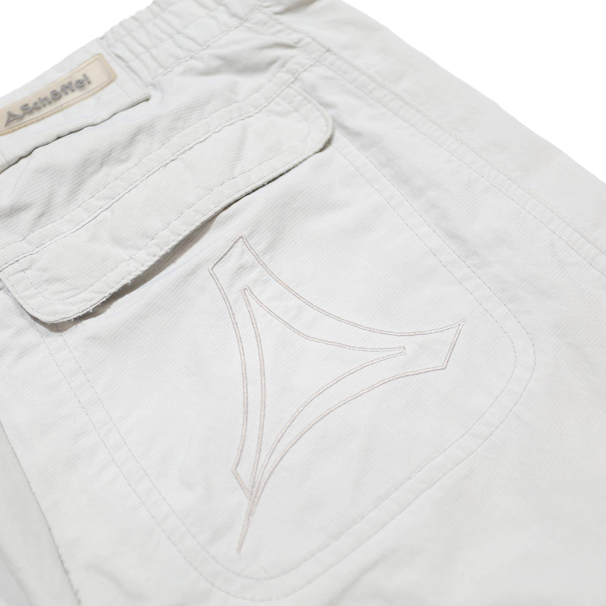 SCHOFFEL Womens Polyamide White Regular Fit Straight Leg Trousers W28 L29