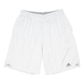 ADIDAS Mens White & Grey Casual Sports Shorts L W29 Polyester