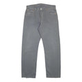 LEVI'S 501 Mens Jeans Grey Regular Straight Denim Medium W33 L30 Classic Button