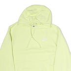 NIKE Mens Yellow Hoodie M Classic Pullover Kanga Pocket Casual Sweatshirt
