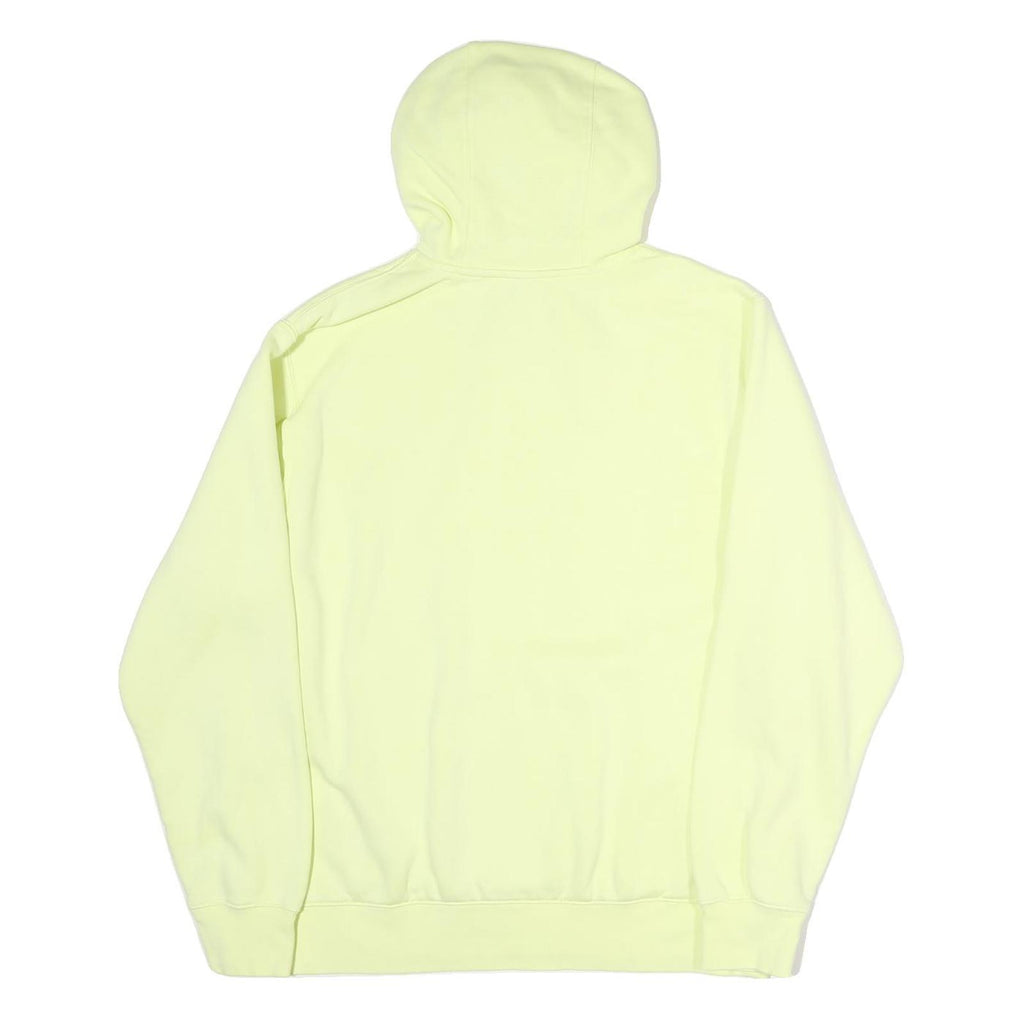 NIKE Mens Yellow Hoodie M Classic Pullover Kanga Pocket Casual Sweatshirt