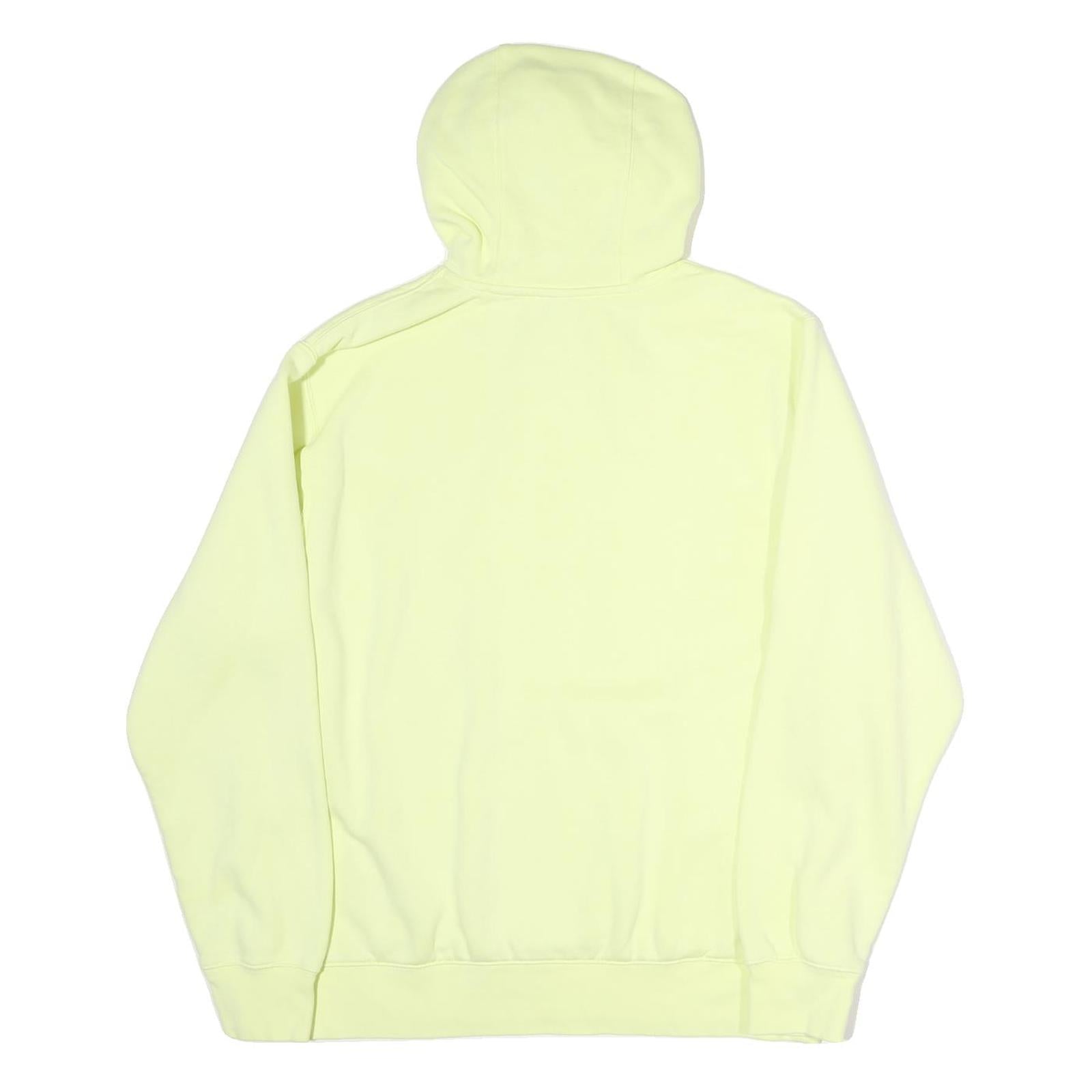 NIKE Mens Yellow Hoodie M Classic Pullover Kanga Pocket Casual Sweatshirt