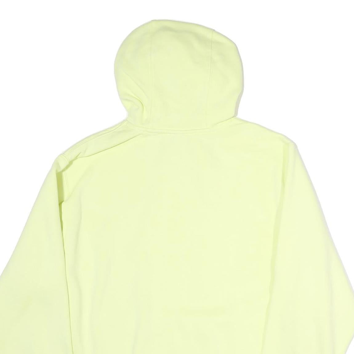 NIKE Mens Yellow Hoodie M Classic Pullover Kanga Pocket Casual Sweatshirt