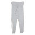 ADIDAS Womens Joggers Grey & White Slim Tapered UK 14 W30 L25 Casual Sporty