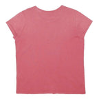 POLO RALPH LAUREN Womens Pink Graphic T-Shirt M Short Sleeve Crew Neck Casual