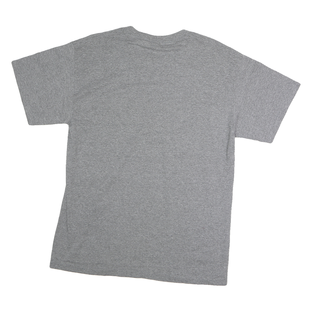 SMITHSONIAN Mens Grey Graphic T-Shirt M Short Sleeve Crew Neck Cotton Casual