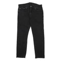 LEVI'S 502 Mens Jeans Black Slim Slim Straight Denim Medium W33 L26 Zip