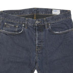 G STAR Mens Denim Blue Casual Shorts L W36 Cotton Blend 3301 Logo