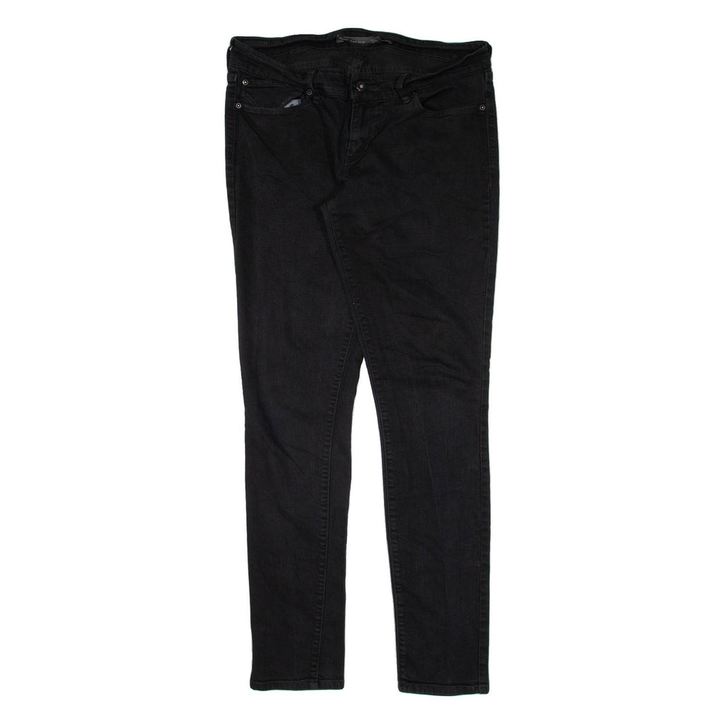 LEVI'S Mid Rise Womens Jeans Black Slim Skinny W31 L30